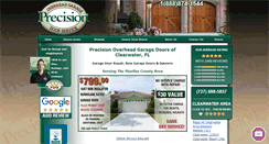 Desktop Screenshot of clearwatergaragedoorsfl.com